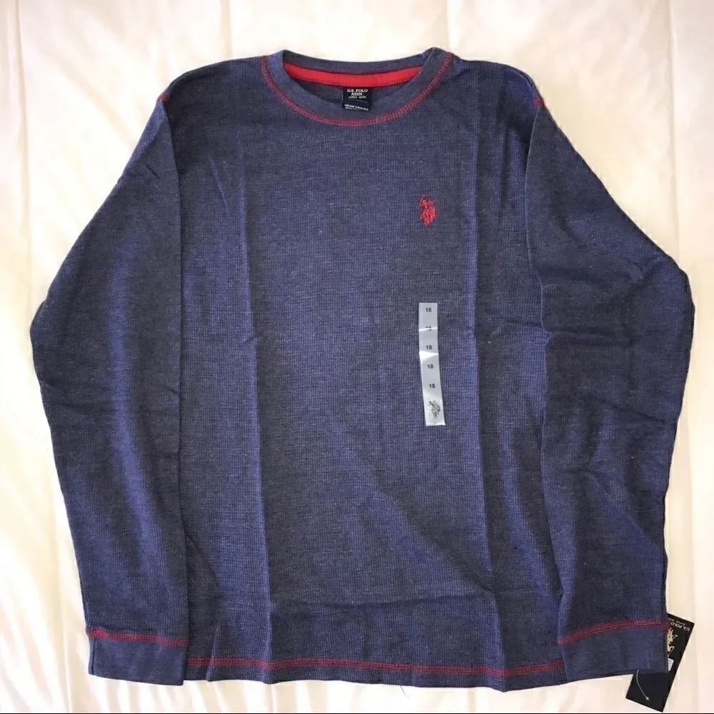 US Polo Assn Boys long sleeve Thermal shirt